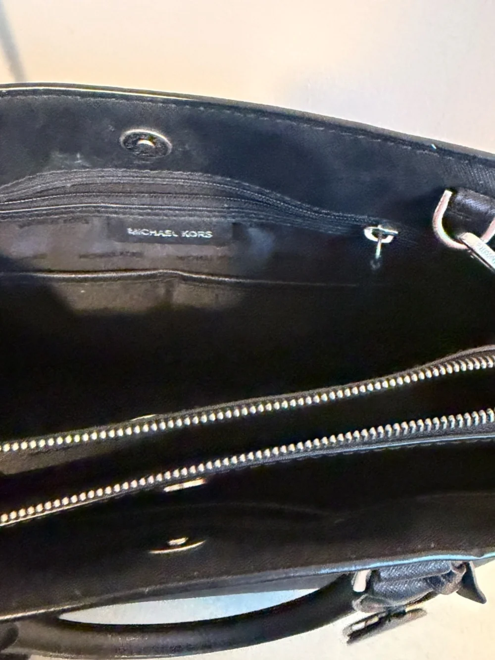 Michael Kors medium Savannah Leather Satchel bag tote